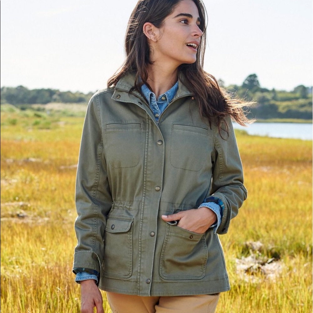 L.L. Bean Classic Utility Jacket in Dusty Olive